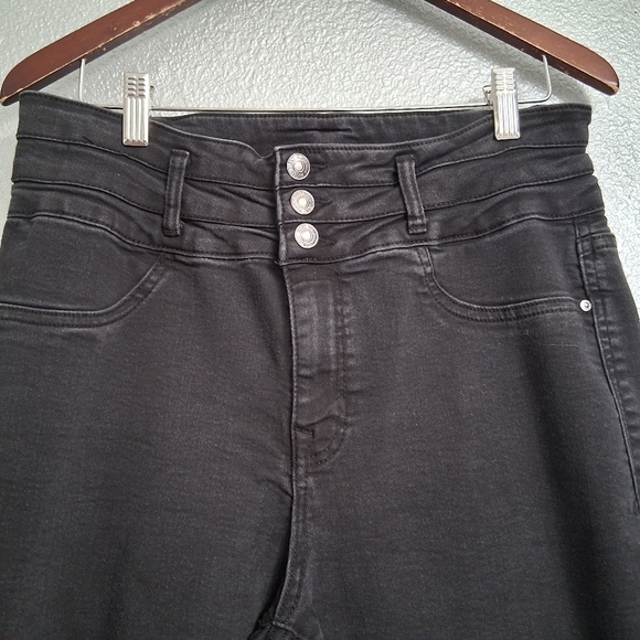 Angels Forever Young Black Denim Pants  Size 14L - Picture 5 of 10
